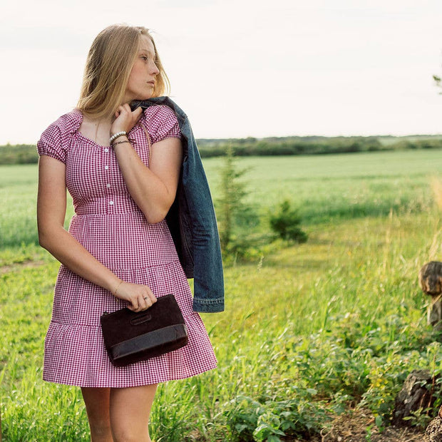 Dixonville Leather Makeup Bag