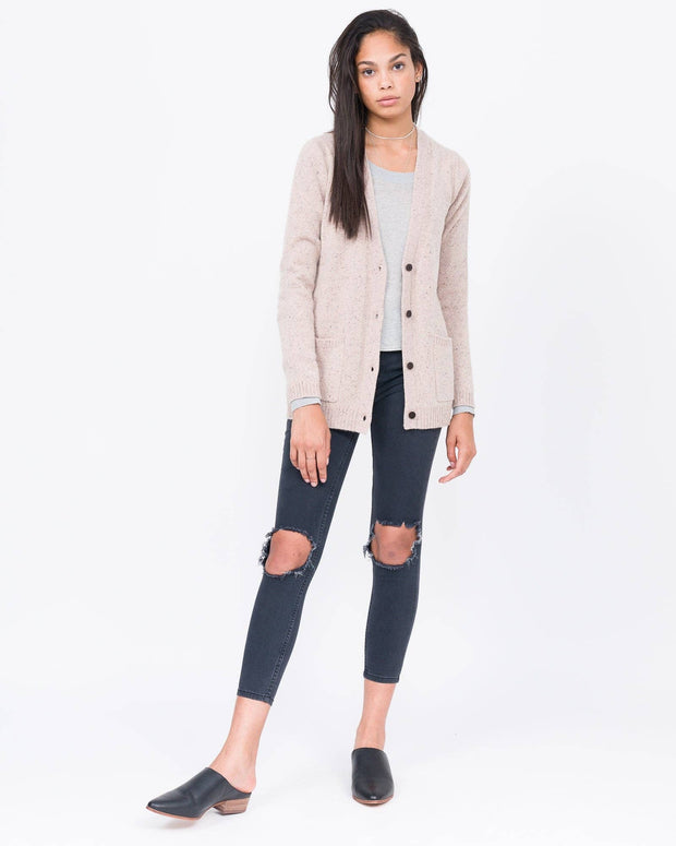 Yuna Cashmere Boyfriend Cardigan