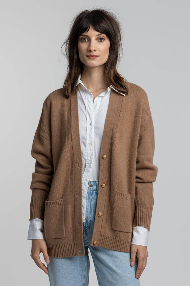 Yuna Cashmere Boyfriend Cardigan