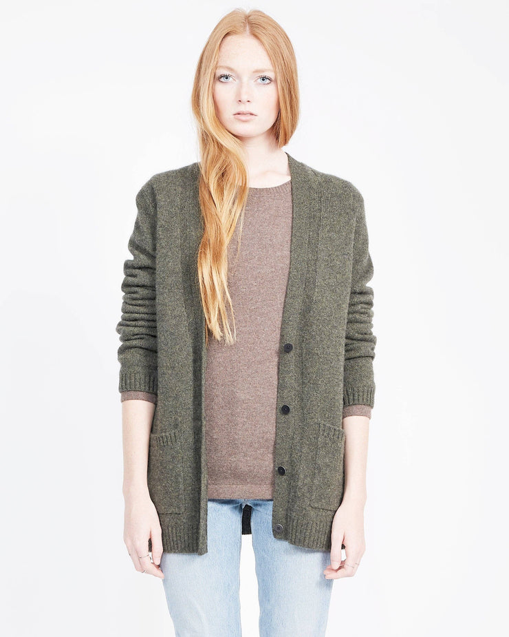 Yuna Cashmere Boyfriend Cardigan