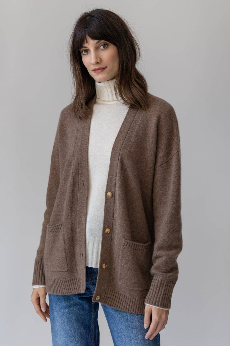 Yuna Cashmere Boyfriend Cardigan