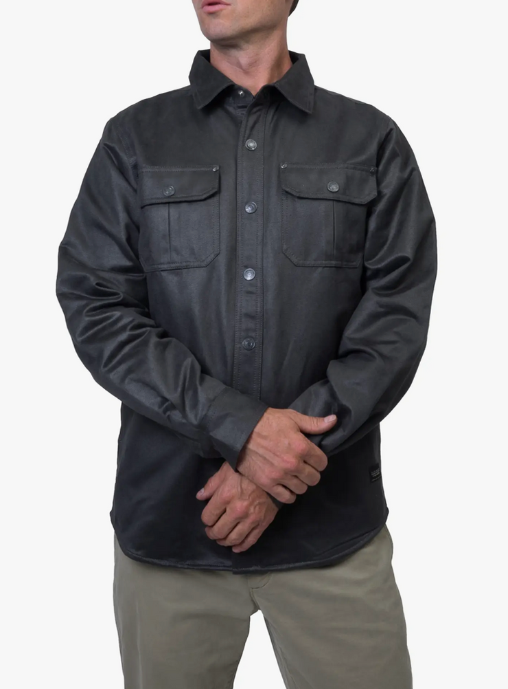 Rugged Cotton Suede Look Jacket
