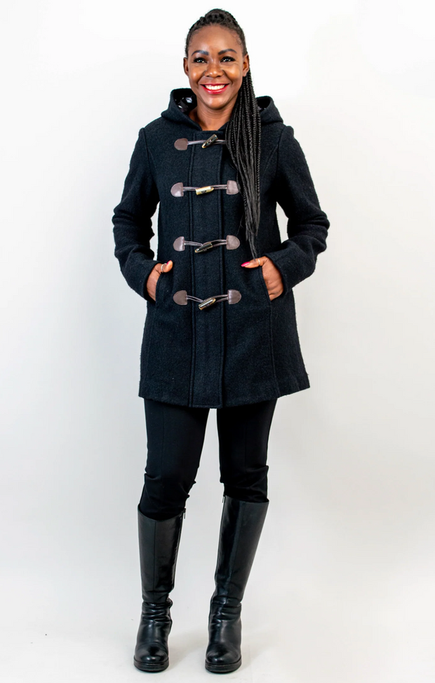 Catania Boiled Wool Coat