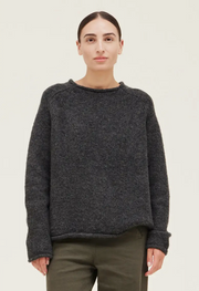 Rolled Edge Loose Sweater