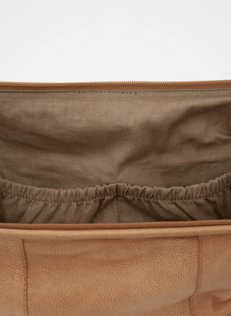 Soft Leather Wash Bag