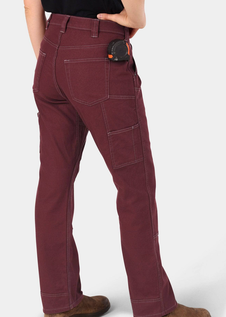 Anna Taskpant Canvas Elderberry