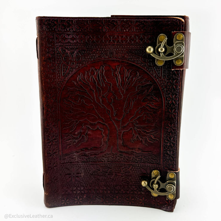 Tree of life Leather Journal - Large