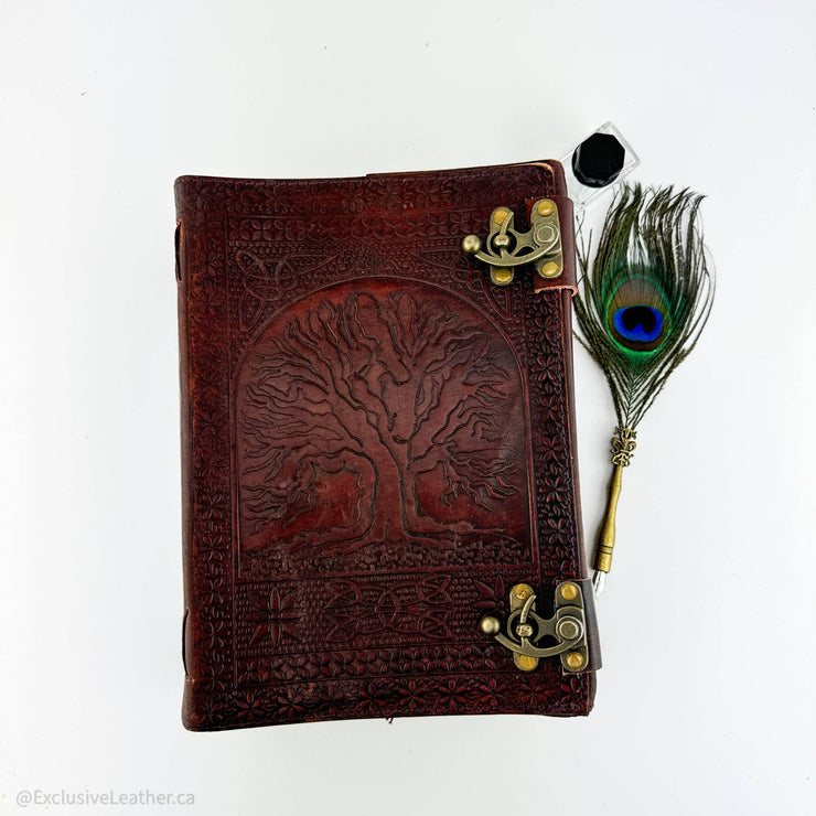 Tree of life Leather Journal - Large