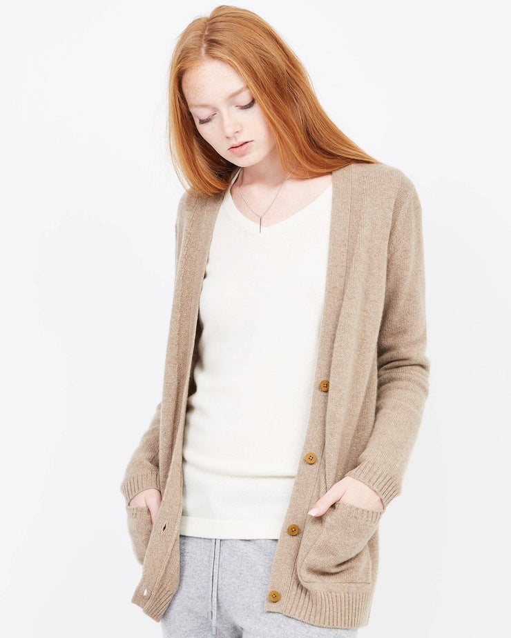 Yuna Cashmere Boyfriend Cardigan