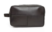Trinity Unisex Leather Toiletry Bag