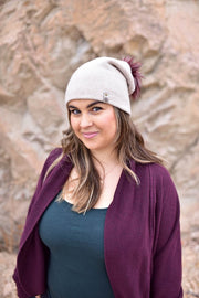 Canadian Frost ~ Christina Cashmere Slouch Toque