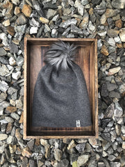Canadian Frost ~ Christina Cashmere Slouch Toque