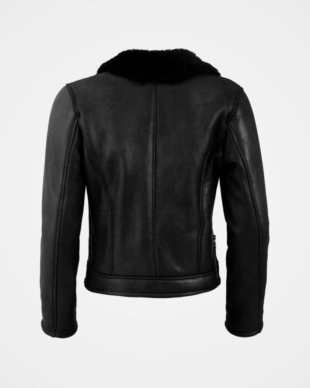 Sheepskin Biker Jacket