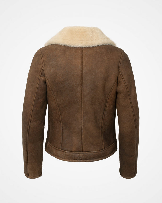 Sheepskin Biker Jacket