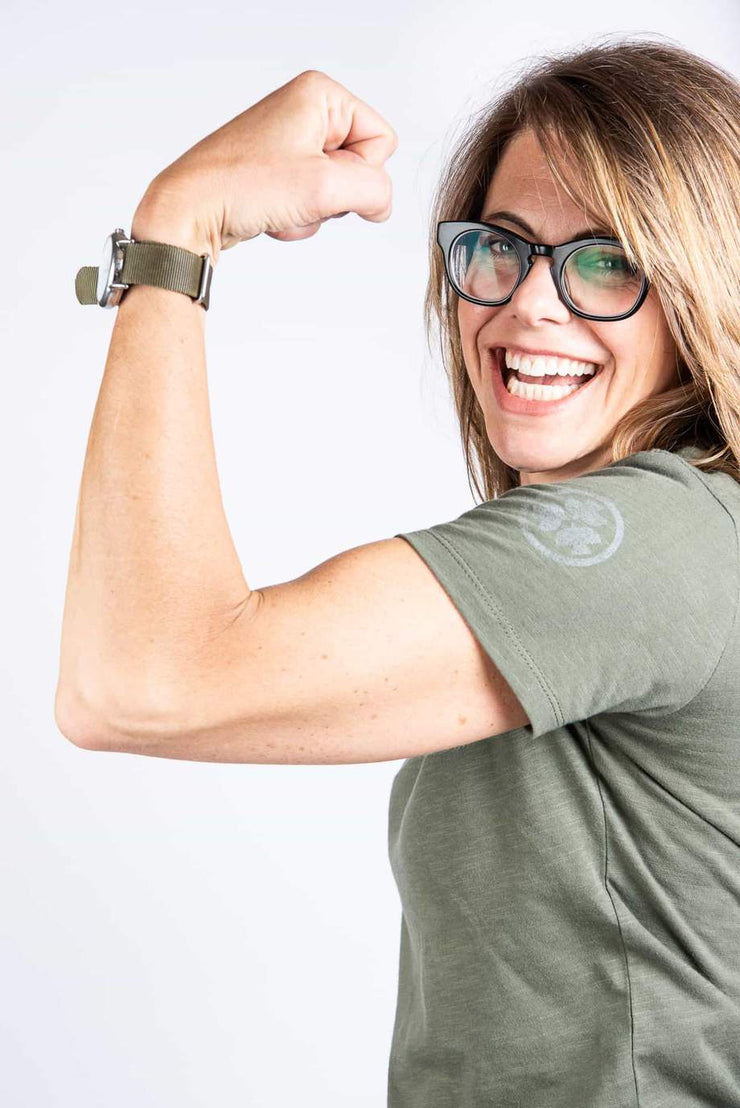 Solid V-Neck Tee