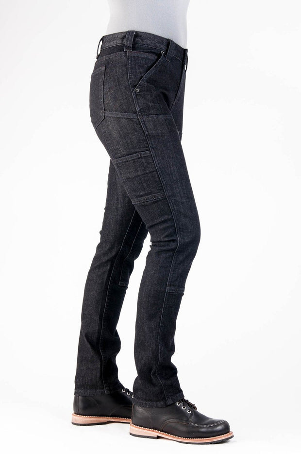 Maven Slim Heathered Black Denim