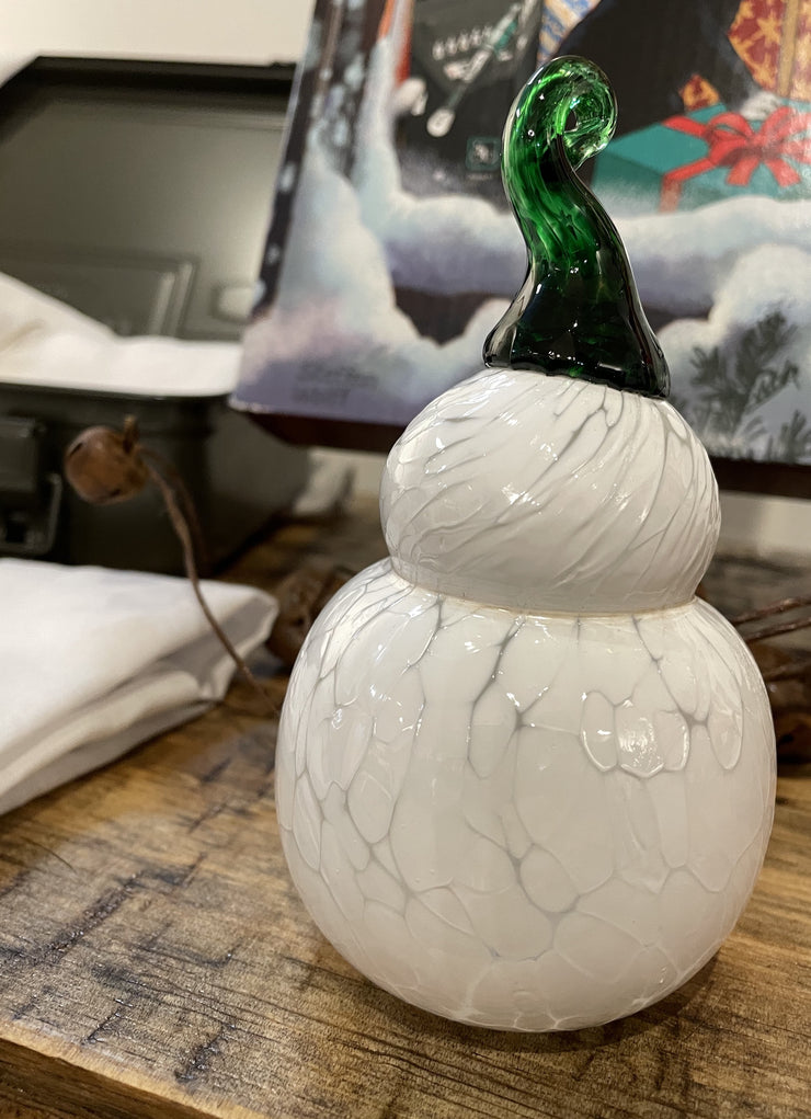 Handblown Glass Snowman