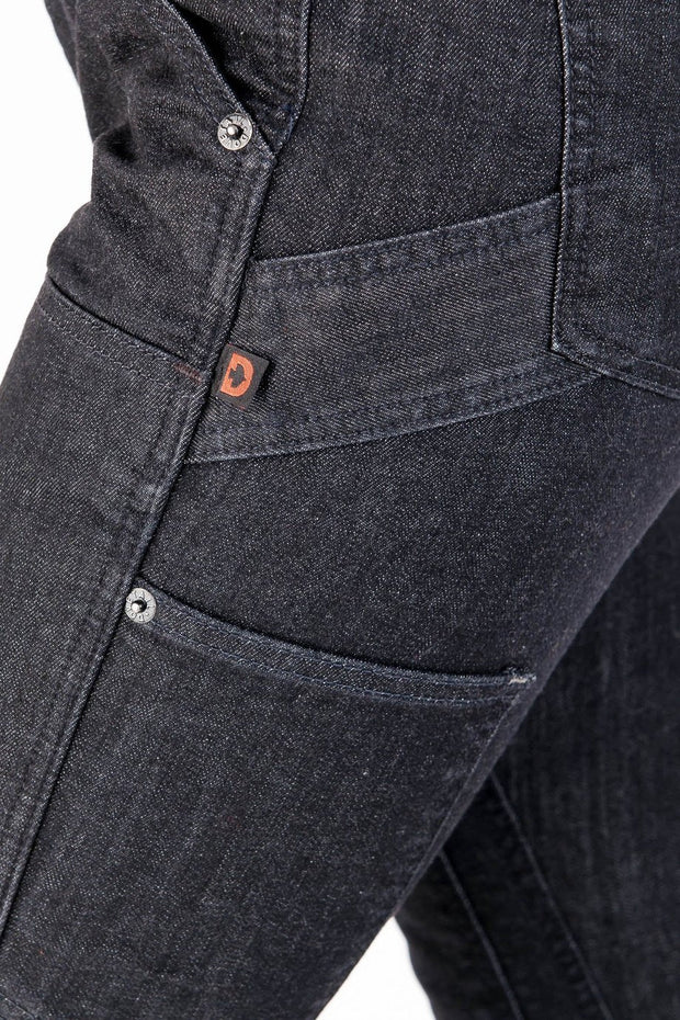 Maven Slim Heathered Black Denim