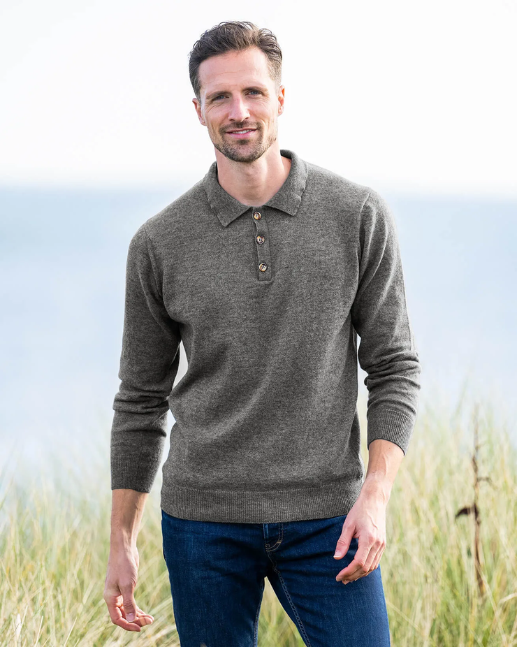 Men's Supersoft Polo Sweater