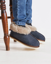 Kid's Shearling Bootee Slippers