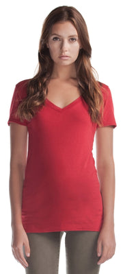 Ladies Bamboo Relaxed Fit V-Neck